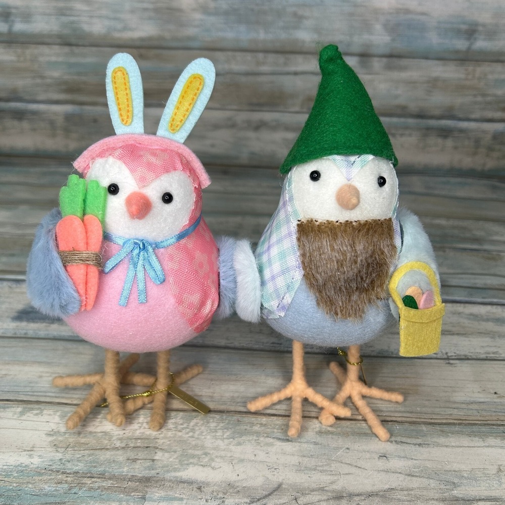 Target Spritz Carrot‎ Bud Easter Spring 2023 Featherly Friends Fabric Birds